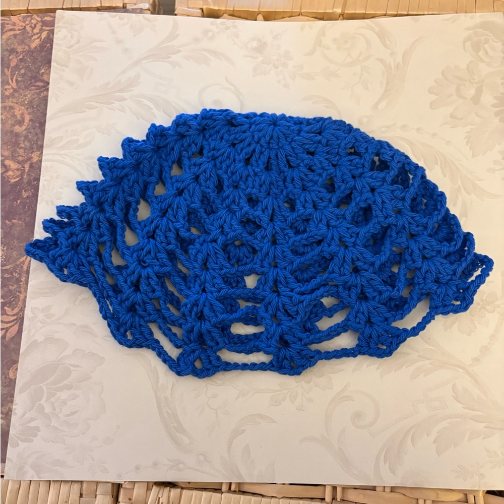 Handmade Crochet mesh hat M/L size